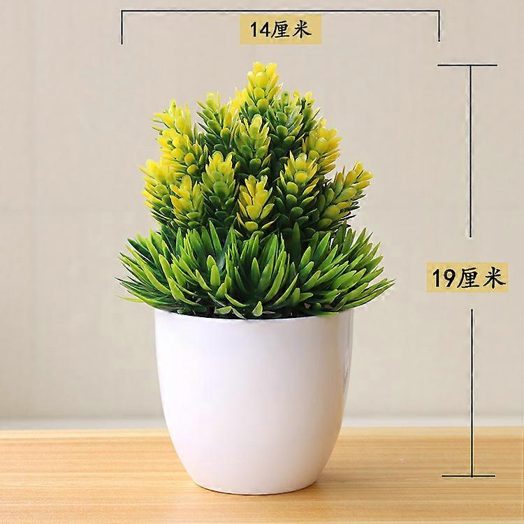 Sakura Snowball Simulation Plant Potted Grass Ball Bonsai Small Tree Home Decoration Flower Ornament Creative Mini Ball
