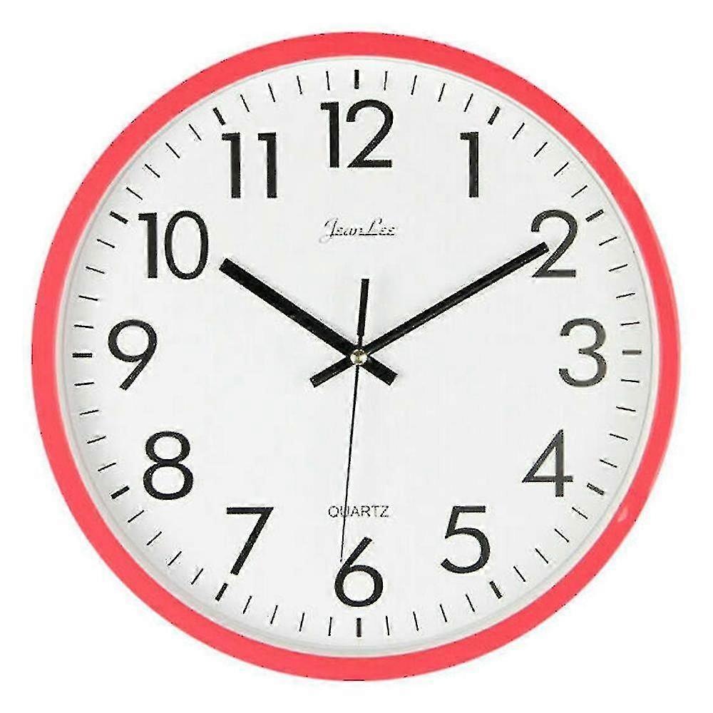 Round Wall Clock Quartz Silent Sweep Office Decoration
