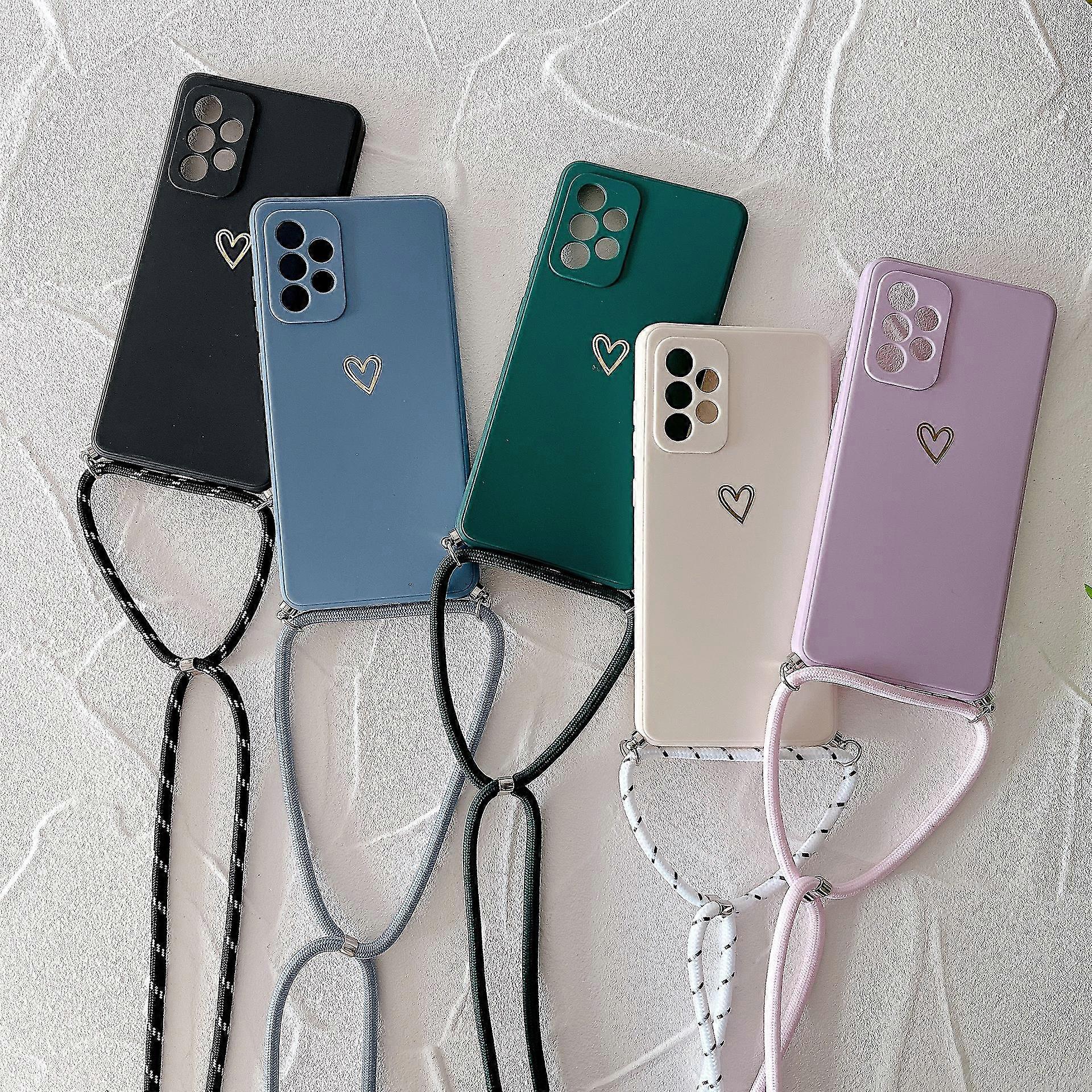 Lanyard Case Compatible With Samsung Galaxy A53 5g Phone Cover With  Adjustable Strap Silicone Soft Anti-scratch | Fruugo NO