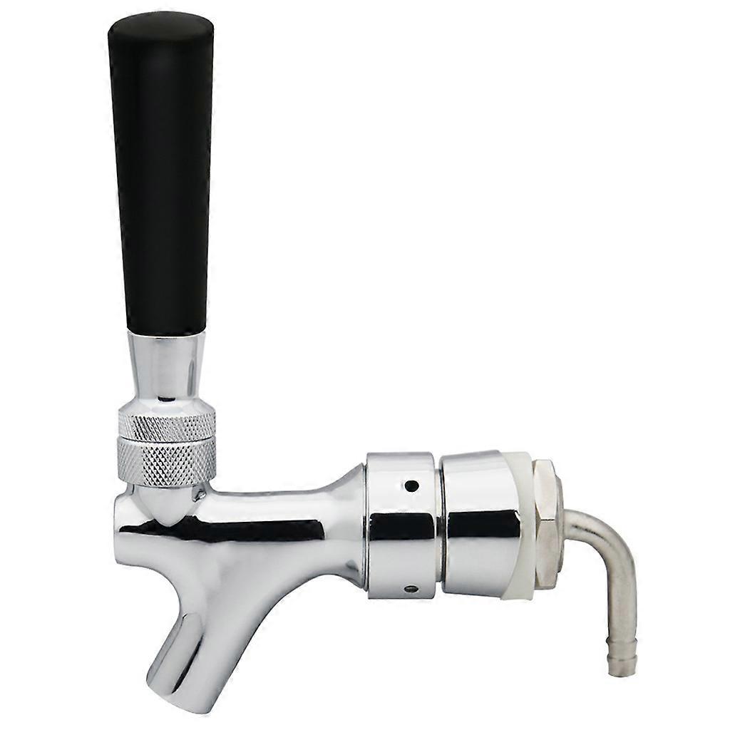Draft Beer Keg Faucet with Flow Controller Chrome Plating Shank Tap Party Beer