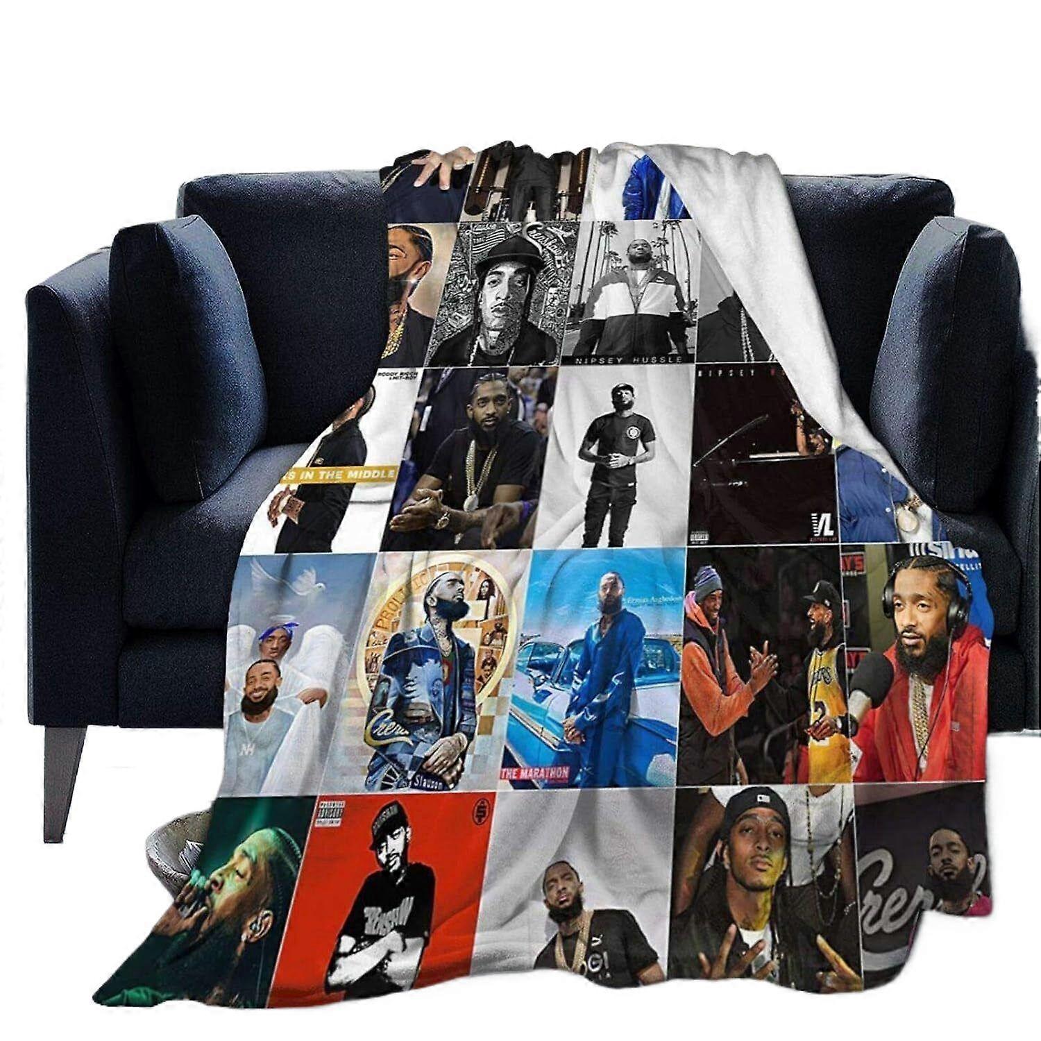 Nipsey-Hussle Blanket Ultra-Soft Cozy Micro Fleece Blanket Air Conditioning Blanket Travel Blanket Super Soft Blanket.-f338-1605