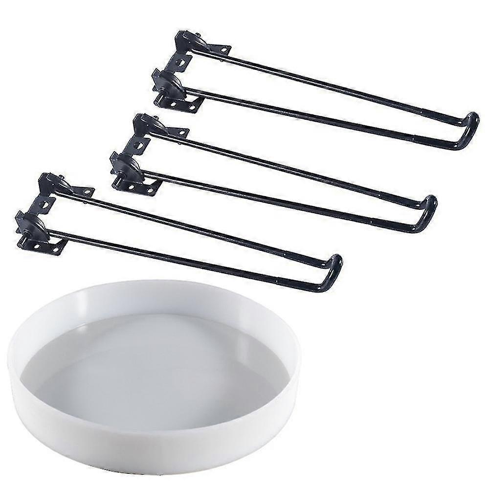 Exquisite Exquisite River Table Resin Mold,round Silicone Mold With 3 Folding Table Legs