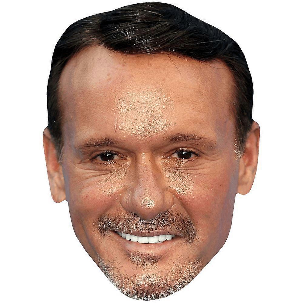 Tim McGraw (Smile) Big Head. Larger than life mask.