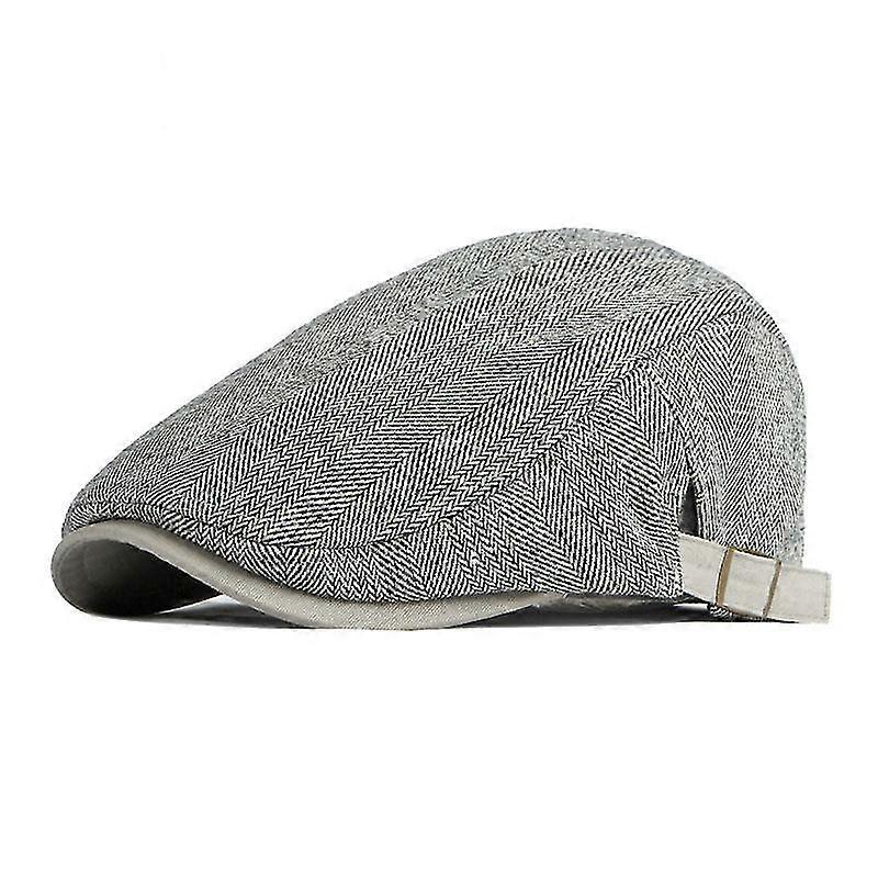 Fleece Thicken Flat Cap Fashion Retro Warm Winter Ivy Hat Outdoor