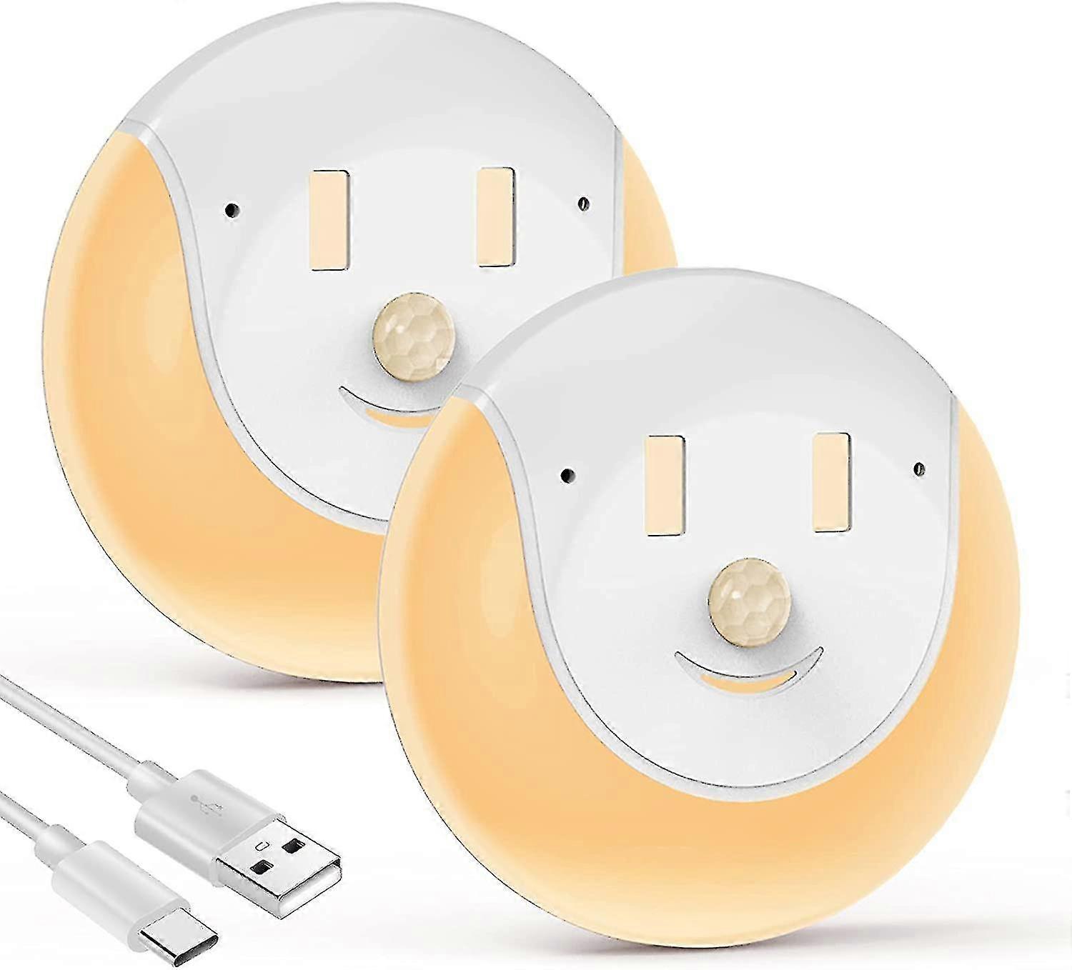 Led With Motion Sensor - Usb Rechargeable - 3 Modes (on / Off / Auto)