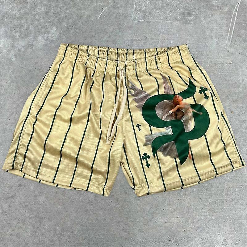 Summer Men's Y2k Gyms Shorts Fitness Quick-drying 3D Print Running Shorts Joggers Workout Sports Short Pants Sweatpants Unisex