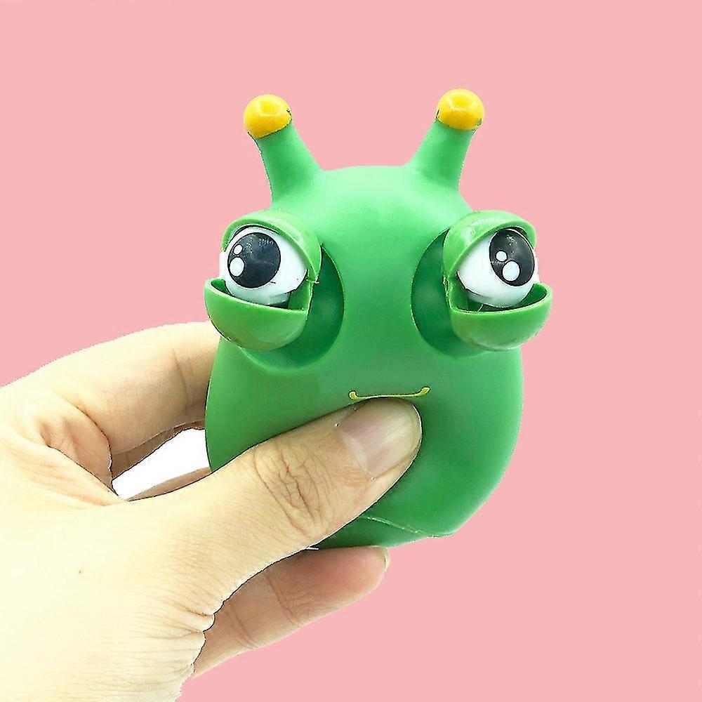 2pcs Extra-explosive Vegetable Bug Staring Toy Squeeze Vent Decompression Toy