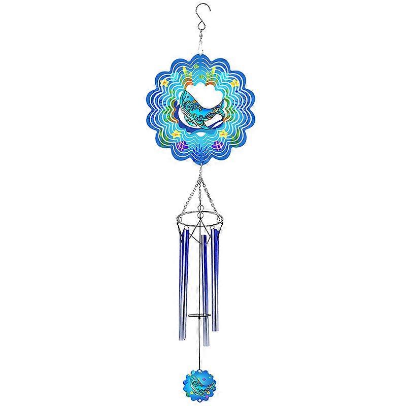 INF 3D-roterande Mandala vindspel