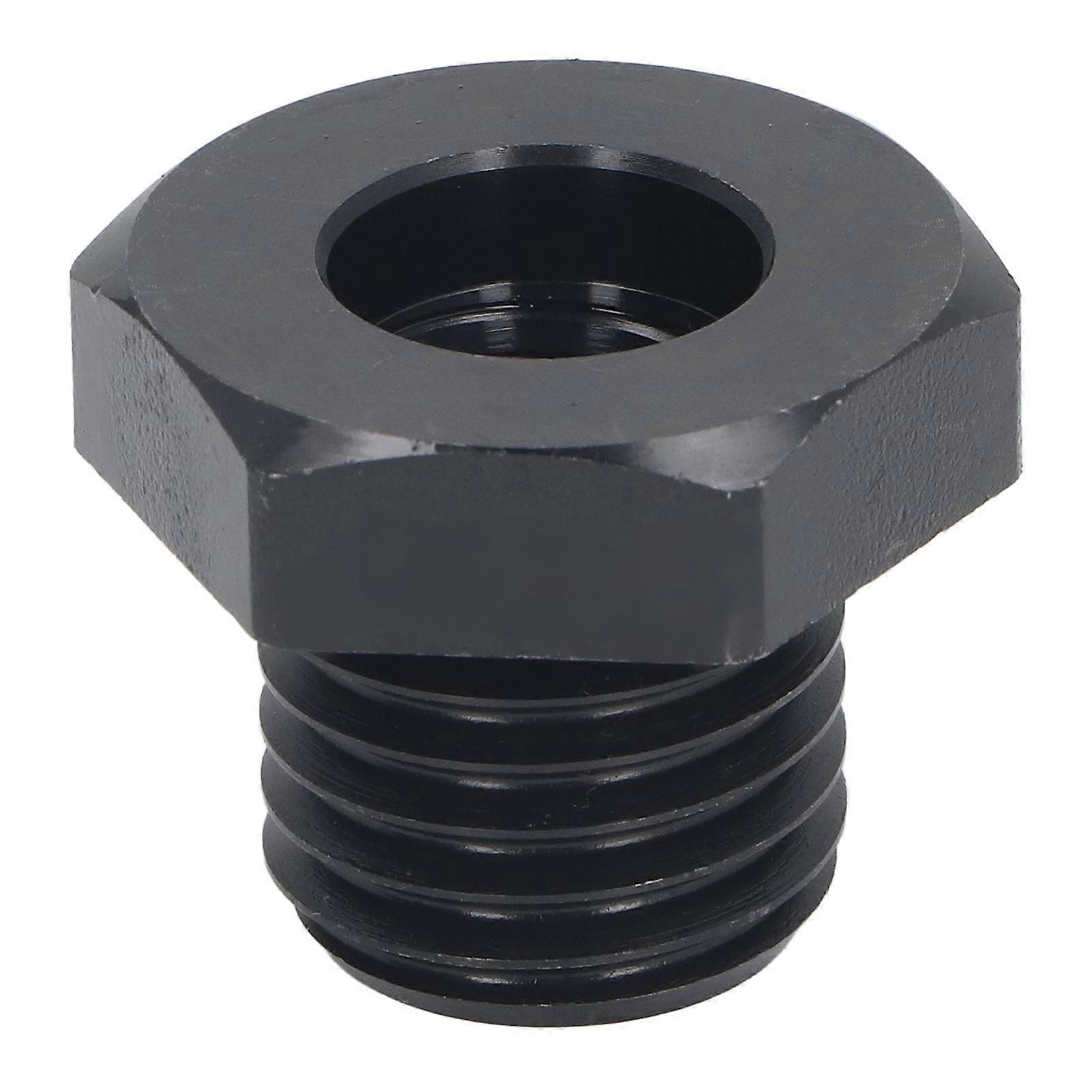 Woodworking Lathe Adapter,Turning Tool Headstock Spindle Reducer Sleeve with 25mm Male Thread to 18mm Female Thread High Precision Sturdy Black
