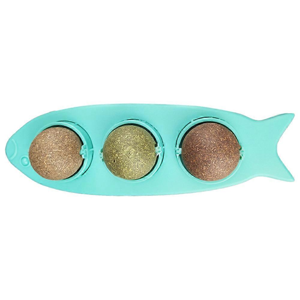 Catnip Ball Kitten toy Cat Chewing Toy Natural Healthy Catnip Cat Teeth Oral Cleaning