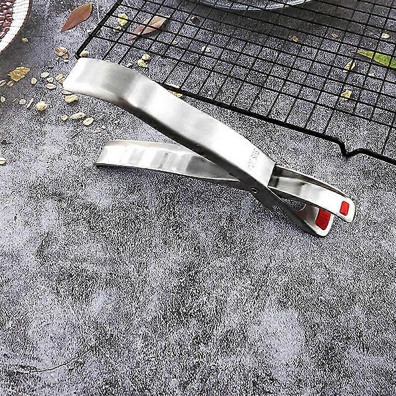 رافع أطباق من الفولاذ المقاوم للصدأ ، مشبك مطبخ مقاوم للحرارة غير قابل للانزلاق للتعامل الآمن مع الأطباق