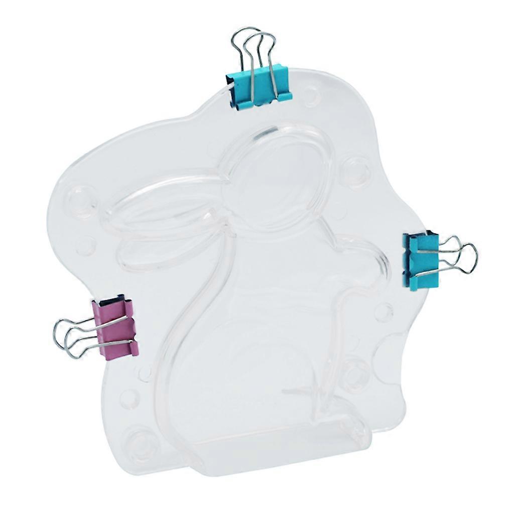 3D Chocolate Mold Easter Cute Bunny Candy Candy Cake Mold Decor Baking Cookies