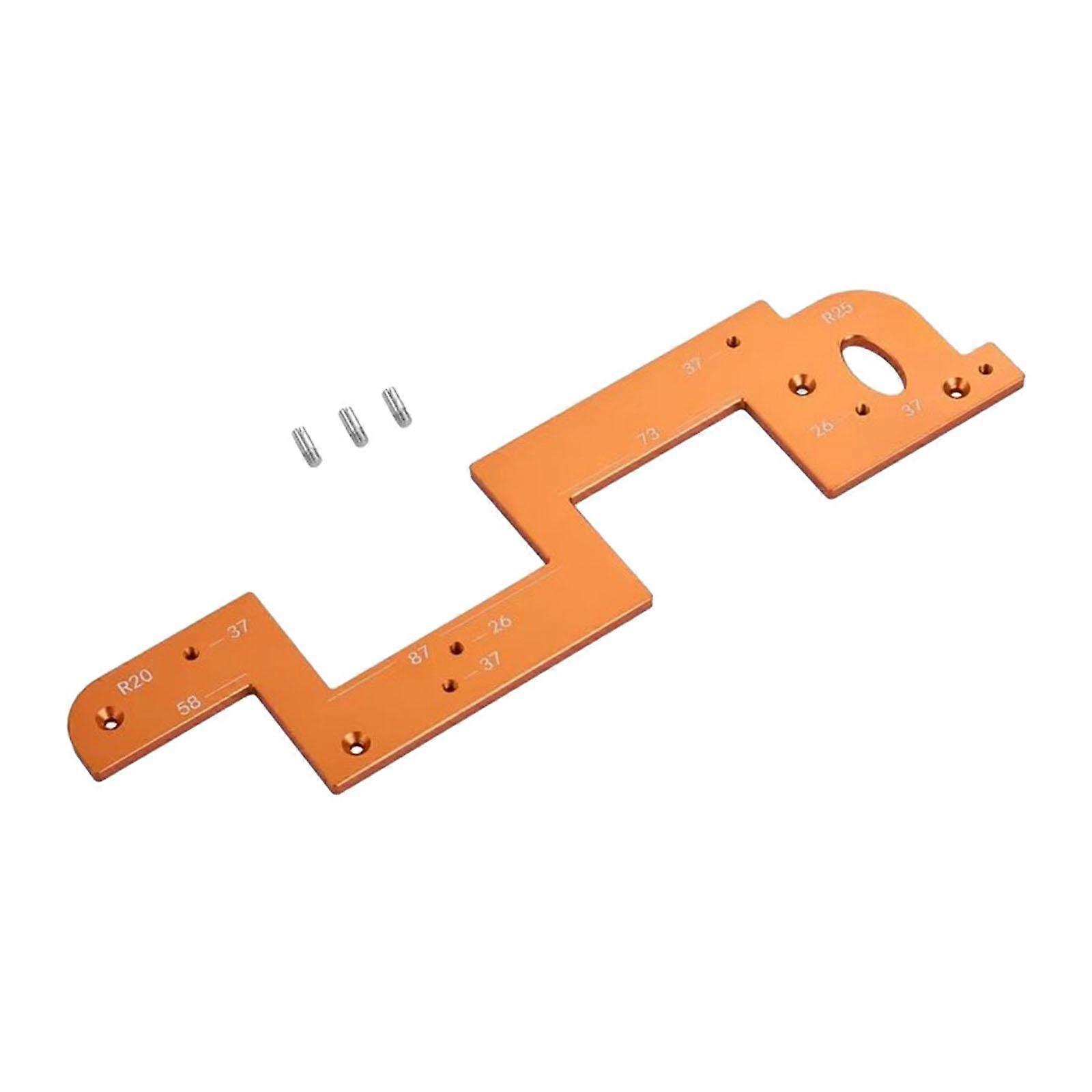 Invisible Embedded Handle Slotting Template Cabinet Door Woodworking Tool