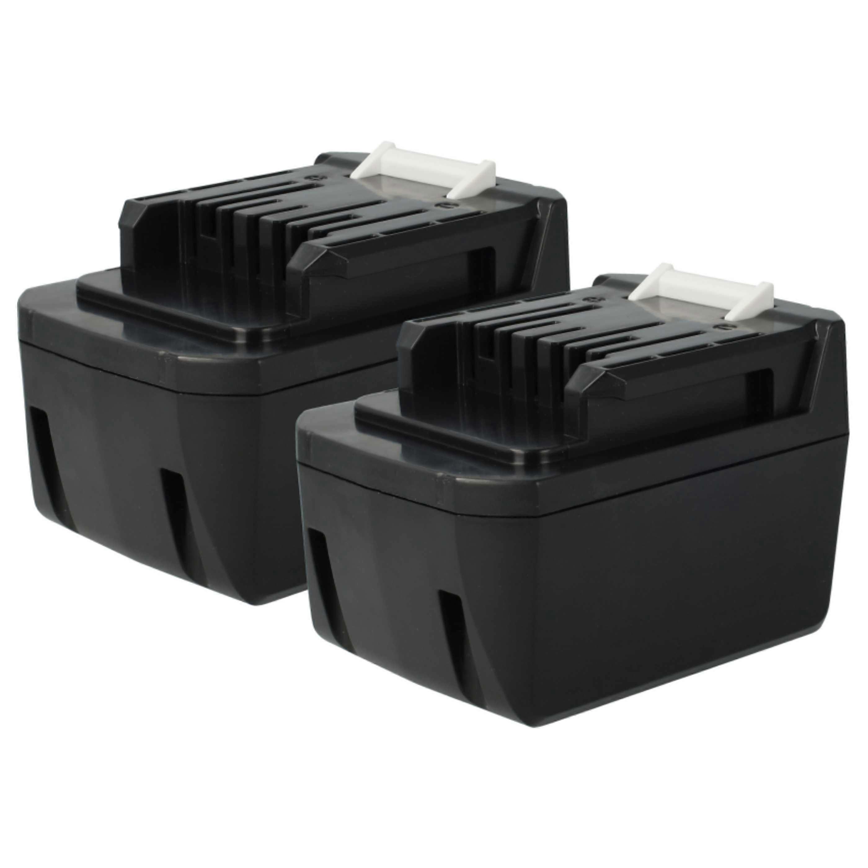 EXTENSILO 2x csere akkumulátor Makita BL1415G, BL1413G, BL1430G, 196375-4, BL1411G szerszámokhoz (5000 mAh, Li-Ion, 14,4 V)