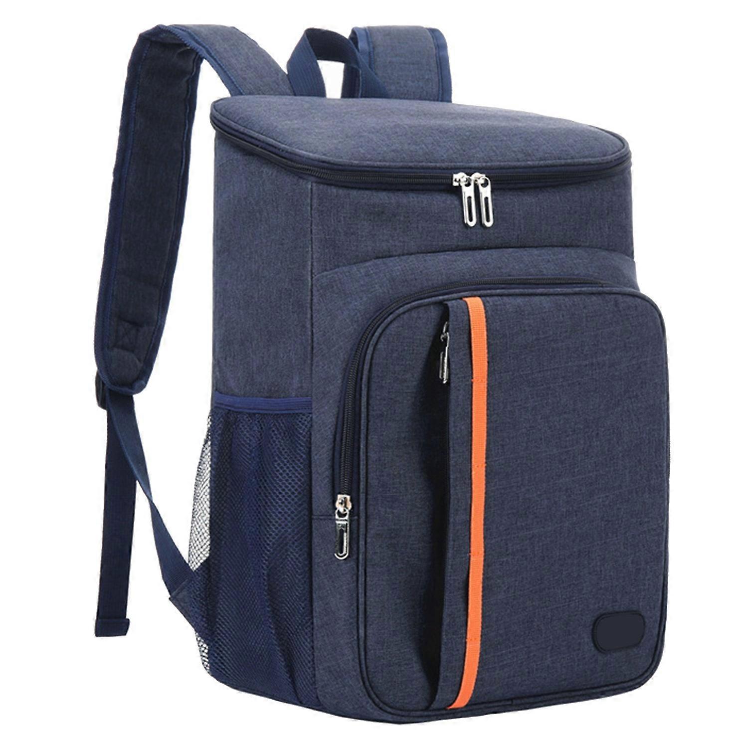 Thermal Backpack Multiple Pockets Large Capacity Leakproof Waterproof Oxford Cloth Storage Bag