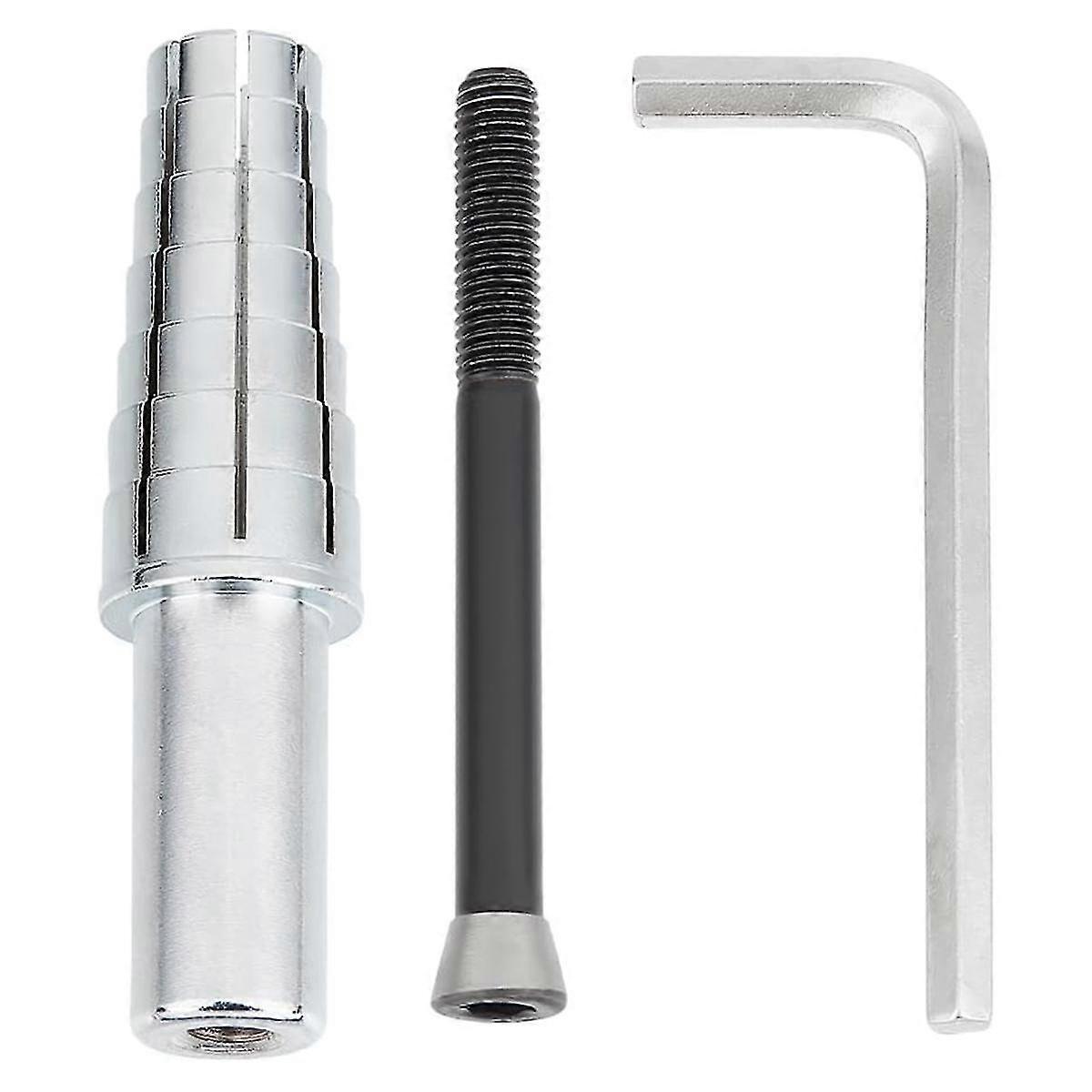 1 Set Expansion Ring Mandrel with Hexagonal Internal Wrench Compatible with Lathe Heavy Duty Ring Sh