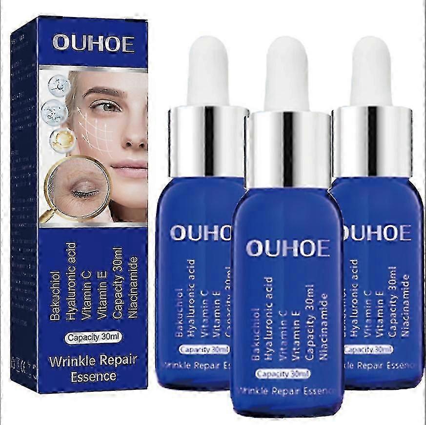 OUHOEリンクルリペアエッセンスは、小じわやシワをフェードアップし、ハリとテンプルスキンに潤いと潤いを与えるアンチシワ