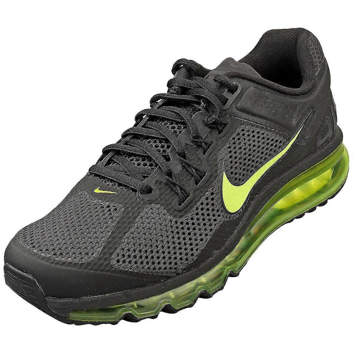 Nike Air Max 2013 Mens Fashion Trainers in Black Green