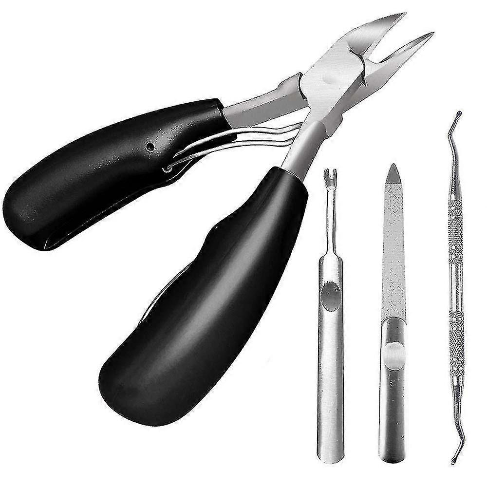 Toenail Nipper Set Nail Scissors Nail Nippers 4 Pcs Toenail Clippers