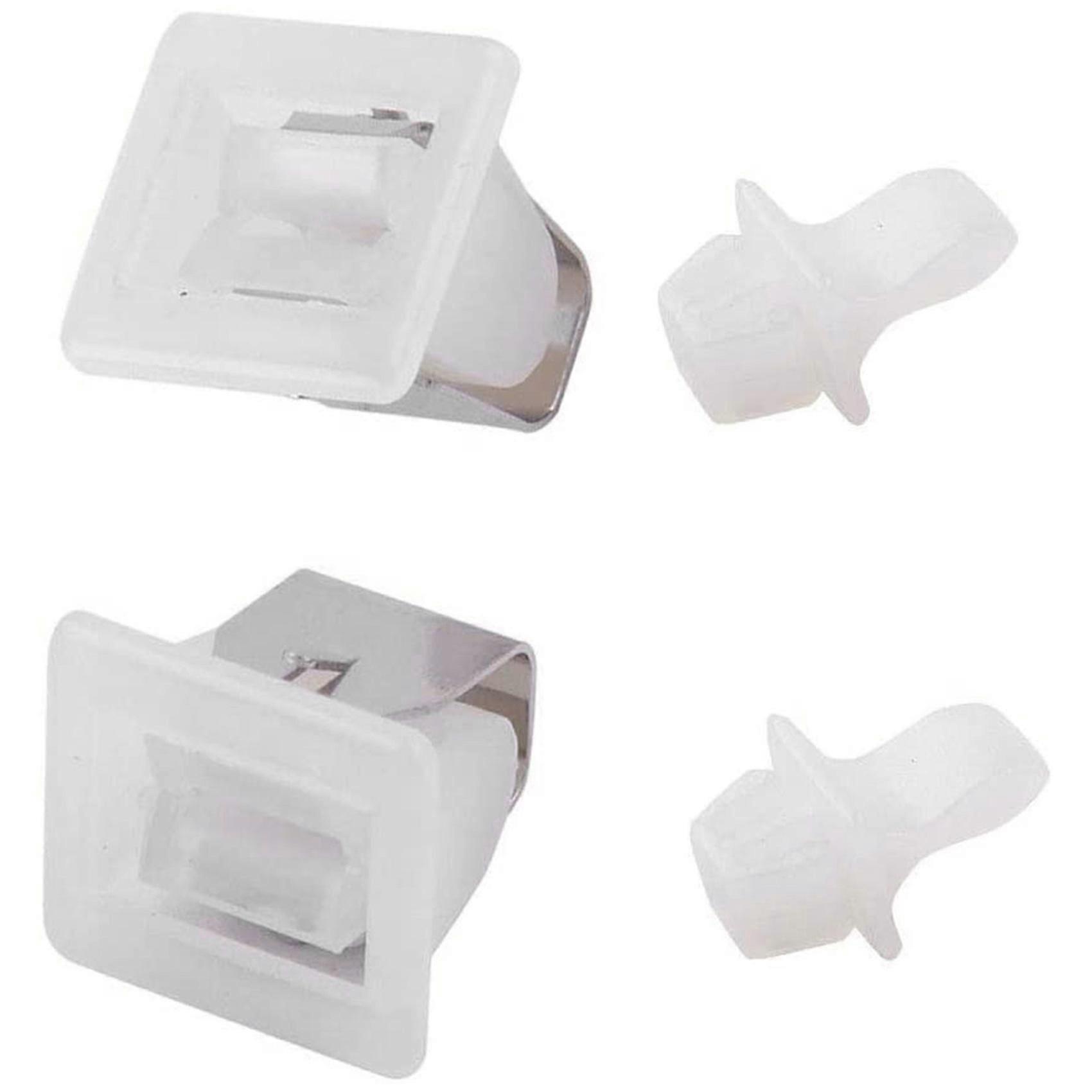 Lot de 4 loquets de porte de sèche-linge compatibles avec les modèles 306436 et 279570, adaptés aux sèche-linge