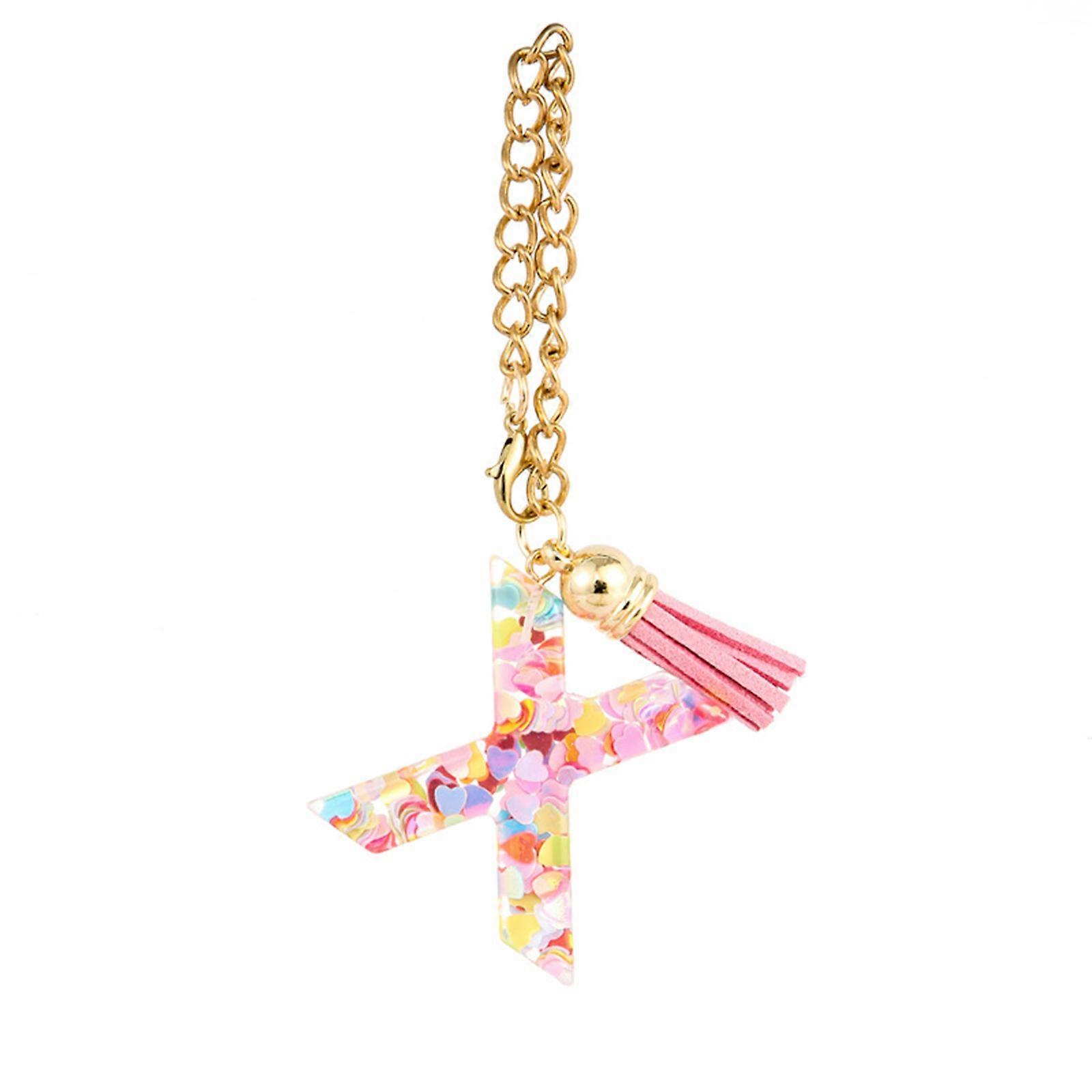 Colorful Letter Shaped Chain for Water Cup Stylish Initials Chain Water Bottle Handle Charm Practical Cups Accessories