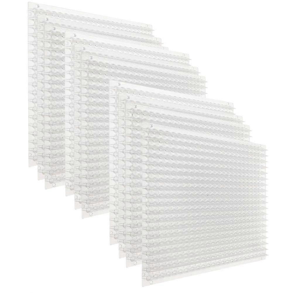 10 Pack Scat Mat for Cats with Spikes, Cat Repellent Mat Deterrent Indoor, Training Pads Keep Dogs
