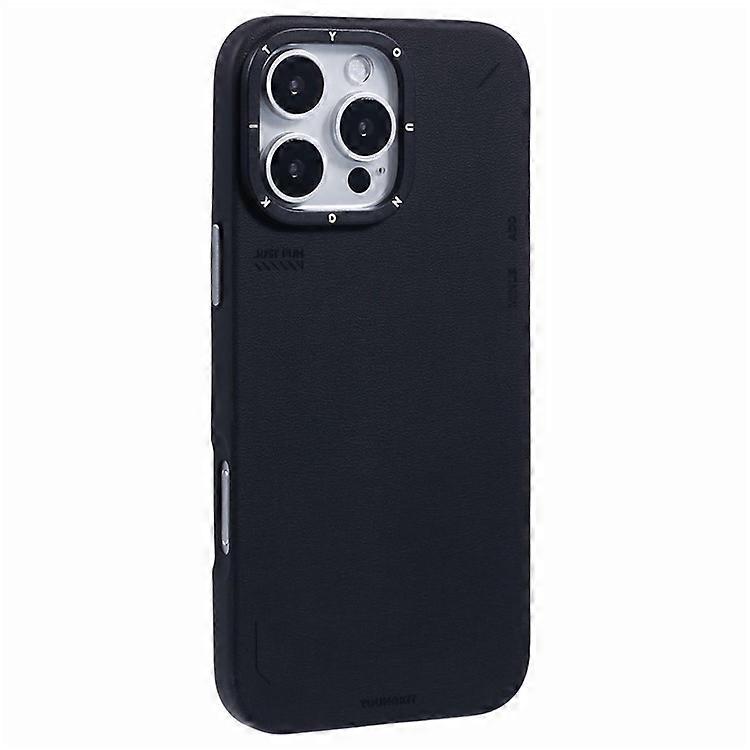 YOUNGKIT Compatible For iPhone 16 Pro Max Case Compatible with MagSafe PU Leather + PC Phone Cover