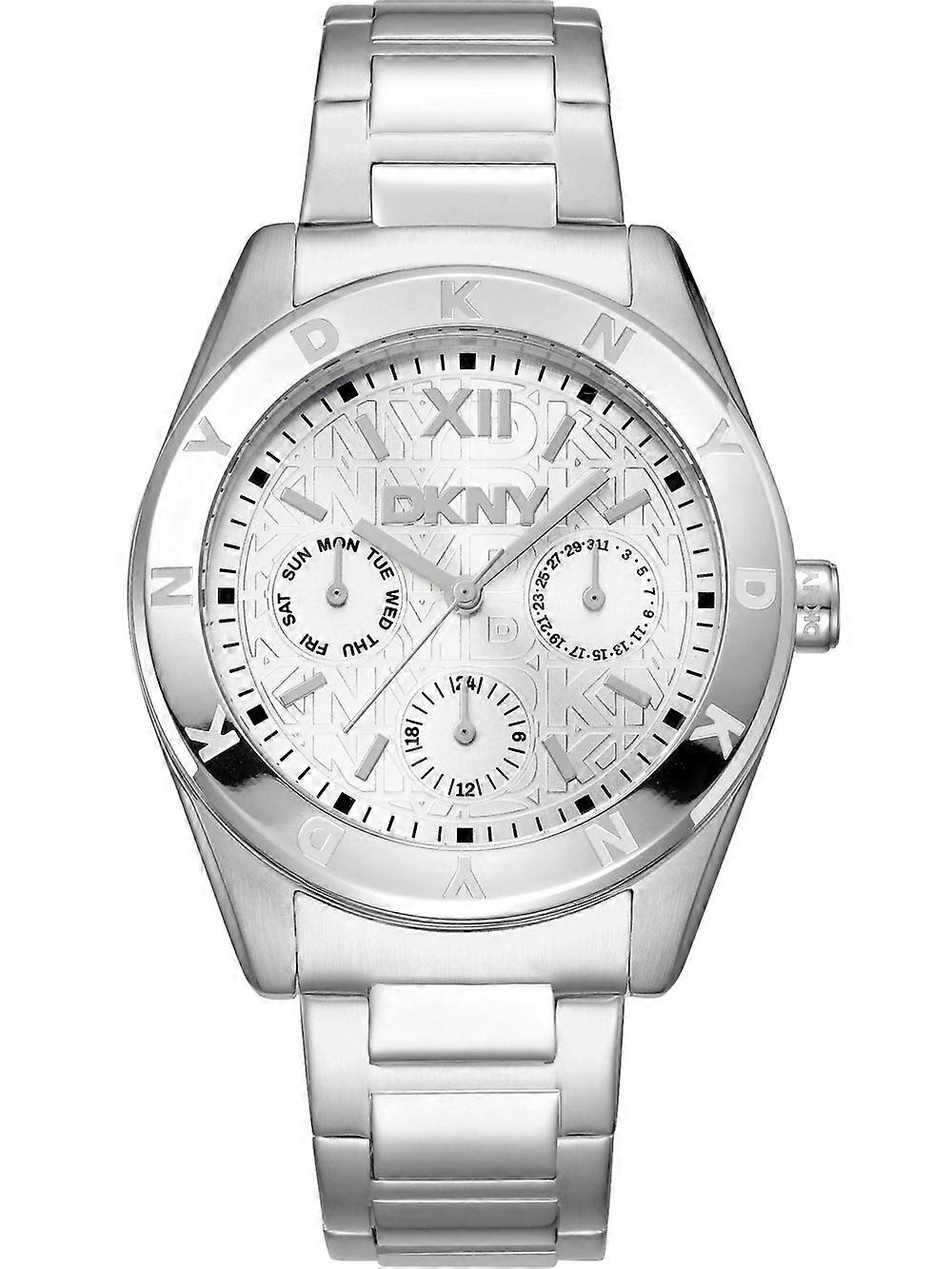 DKNY DK1L015M0025 Women's Watch Chambers Multi Sport Silver 36mm 5ATM
