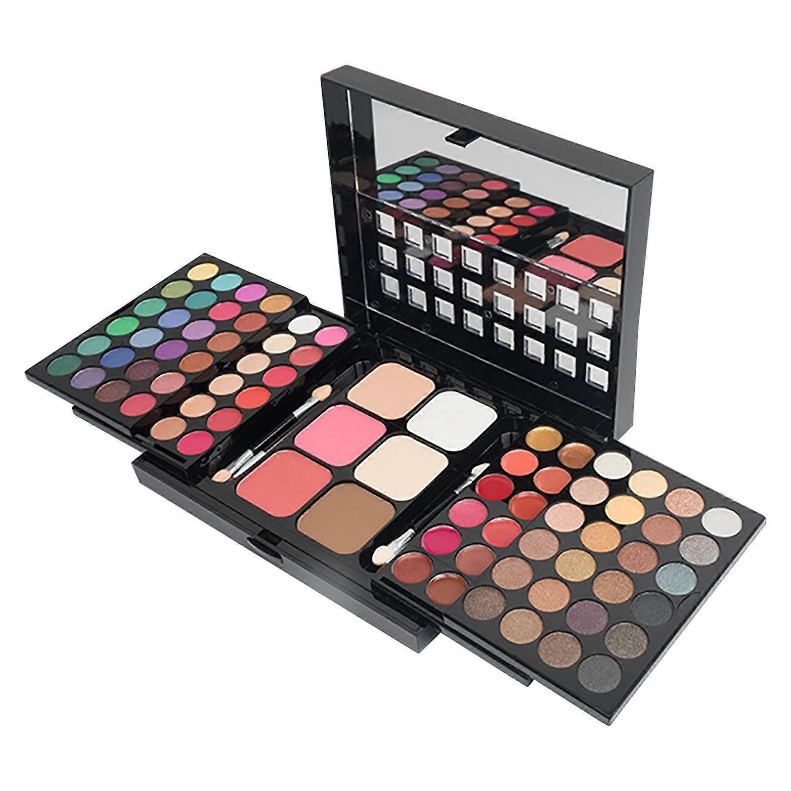 Lip Gloss Set 78 Colors Foldable Retractable Makeup Eyeshadow Concealer Lip Gloss Set