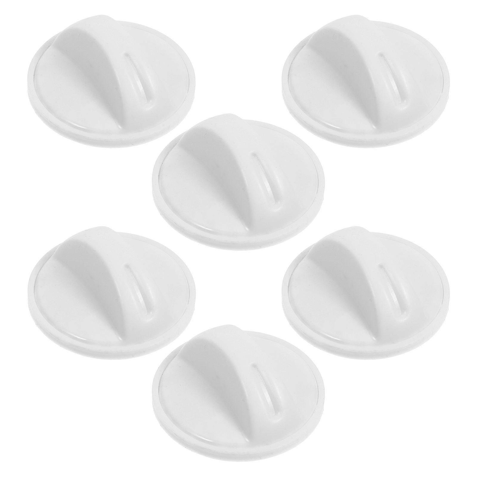 6pcs Universal Washing Machine Timer Control Knob Washer Knob Dryer Control Replacement Knob Selector Switch Knobs Part Accessories