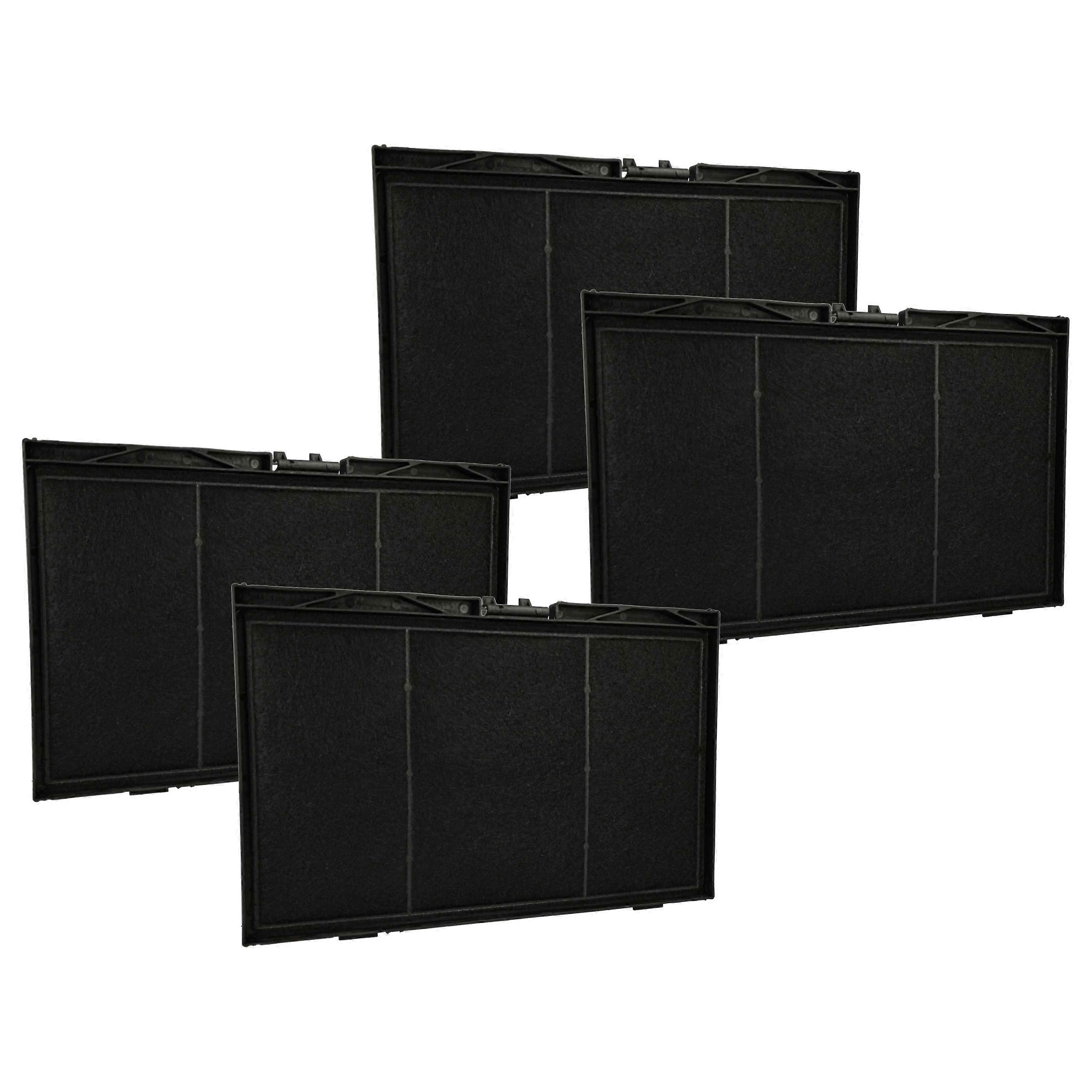 vhbw 4x Aktivkohlefilter kompatibel mit Bosch DFM094W52, DFM064W54, DFR067A52, DFM094W52/01, DFR097A52, DFS067A51, DFS067A51B Dunstabzugshaube