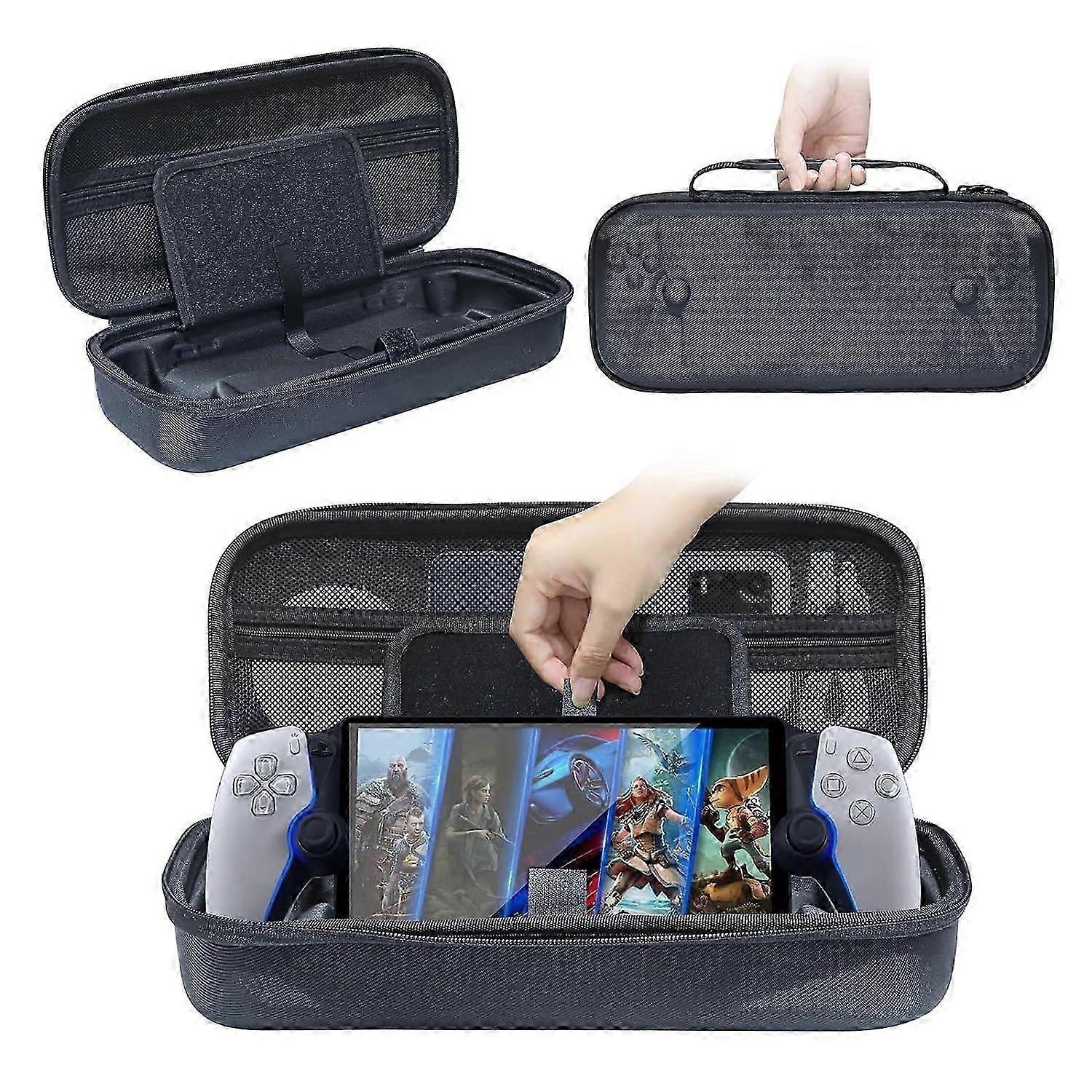 ExquisiteCarrying Case Compatible for PlayStation Portal,Hard Storage Shockproof Anti-Scratch Travel Storage Case for PS Portal