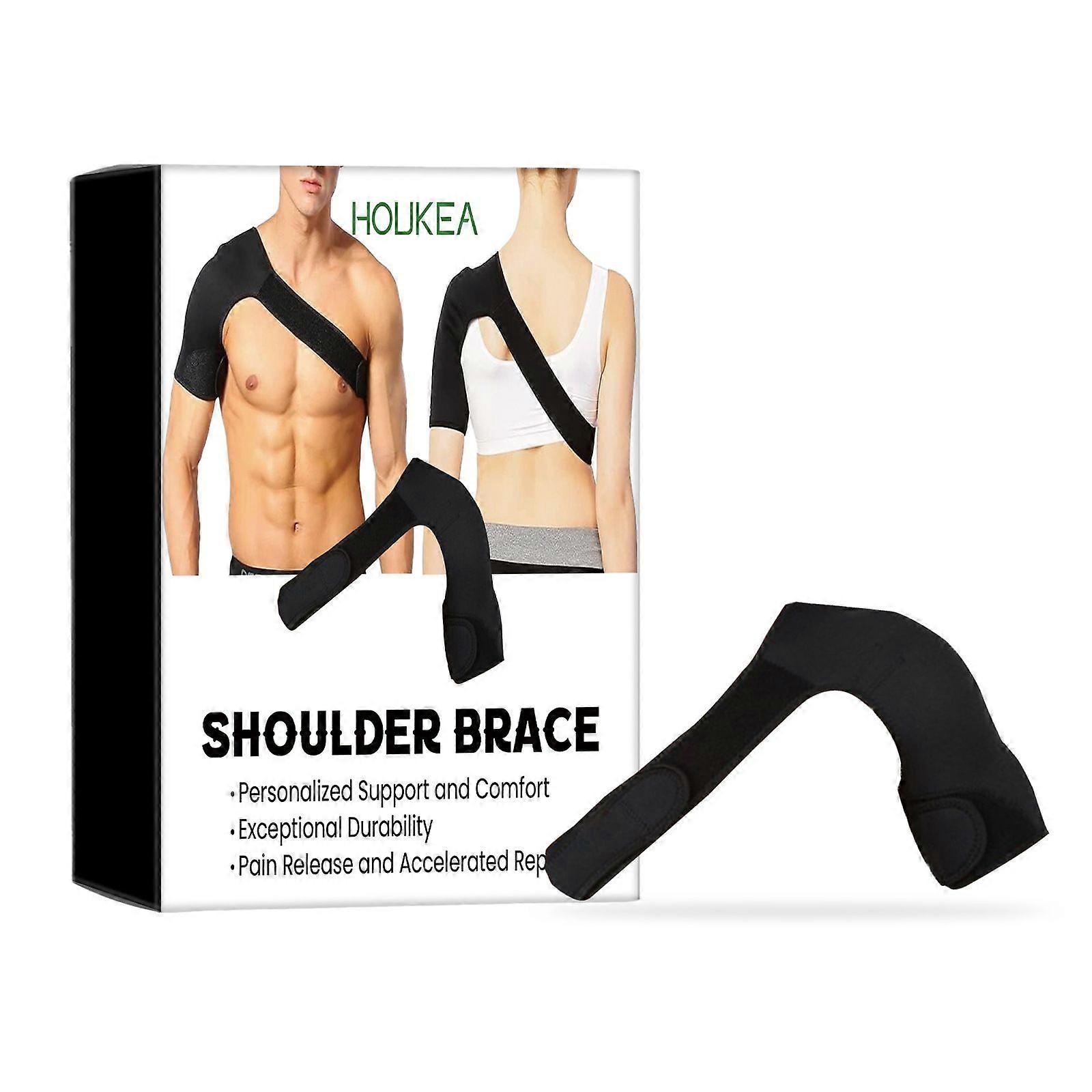 Houkea Shoulder Bracket Shoulder Support Shoulder Neck Arm Joint Care Fixed Shoulder Shield Protective Gear