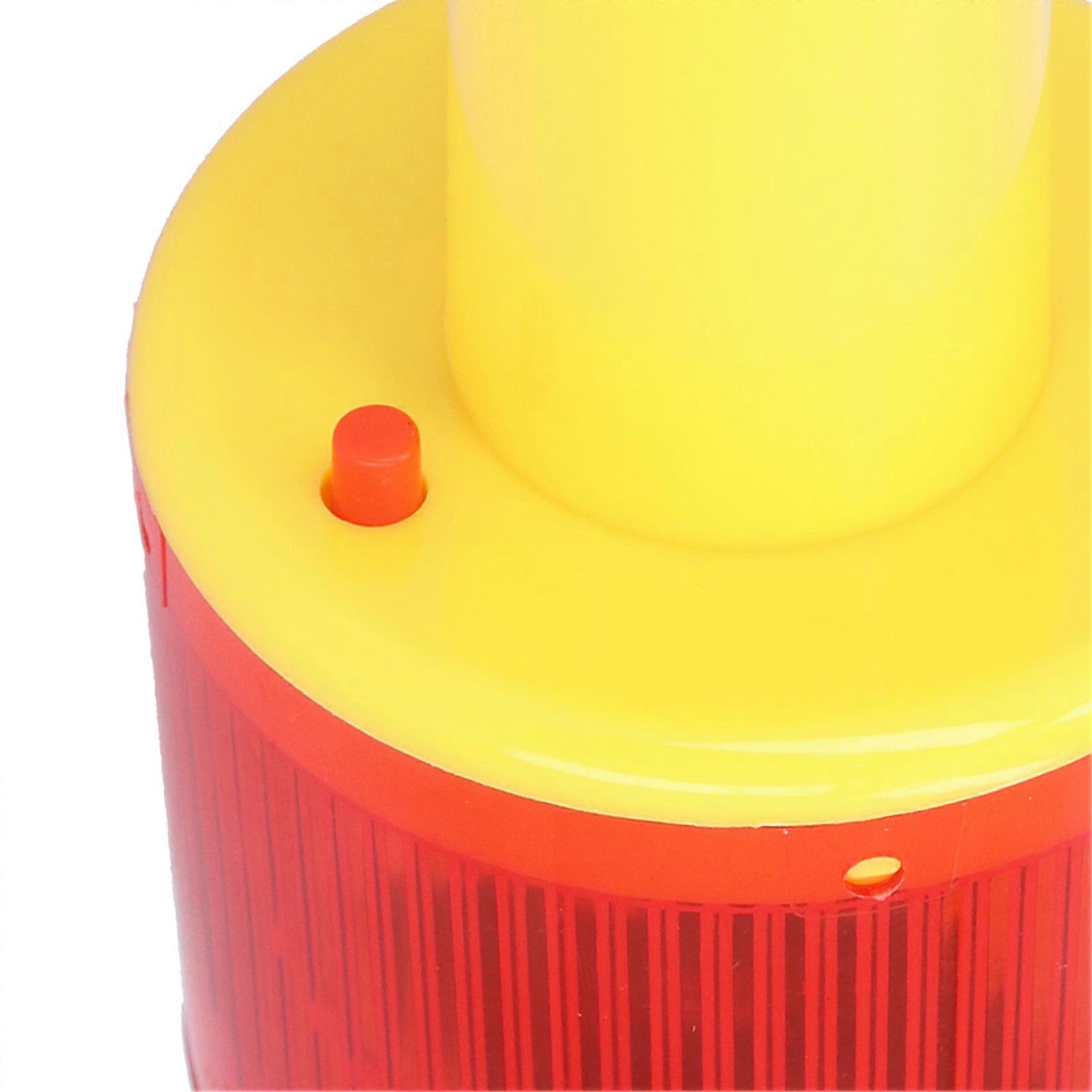 Handheld Solar Warning Light LED Portable Outdoor Use Rechargeable Battery Weather-Resistant