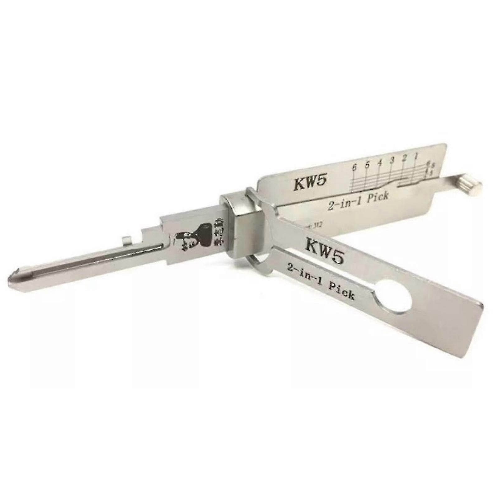 5 ピンキー溝シルバーメタル便利なカーツール用の新しいロックスミスツールKw1 Kw5 Sc1 Sc4