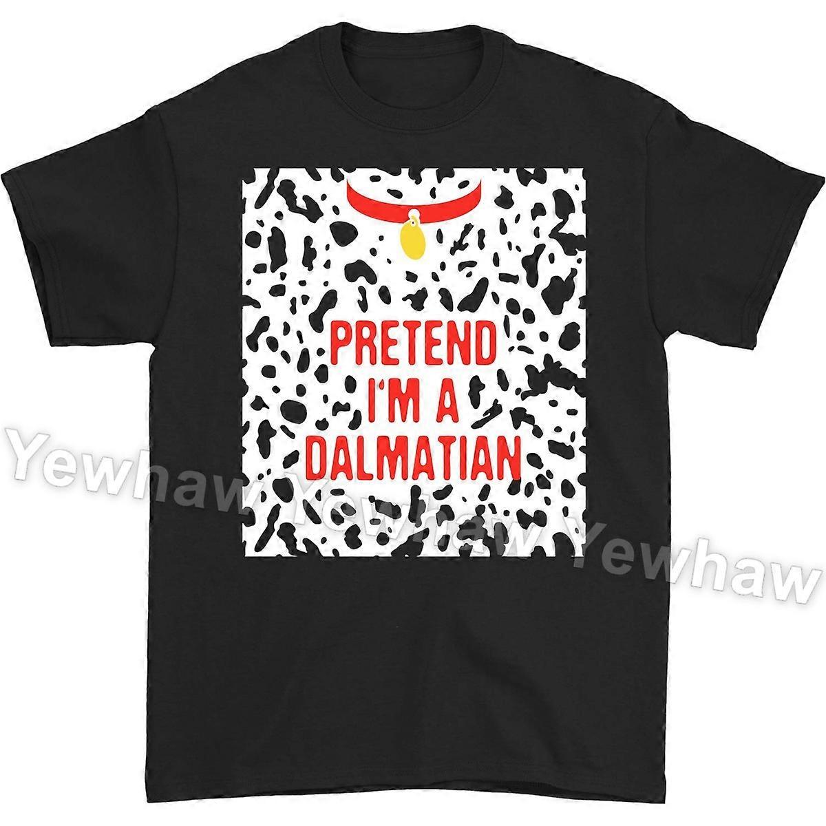 Pretend I'm A Dalmatian Dog Costume Dalmations Love Spots Puppy Gift T-shirt, Funny Lazy Halloween Costume