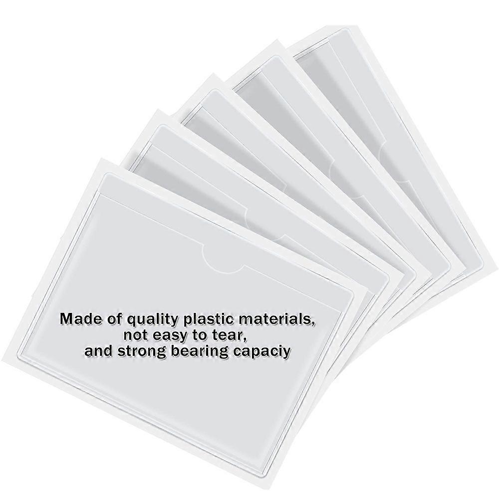 30Pcs Self-Adhesive Business Card Pockets for Loading, Card Holder