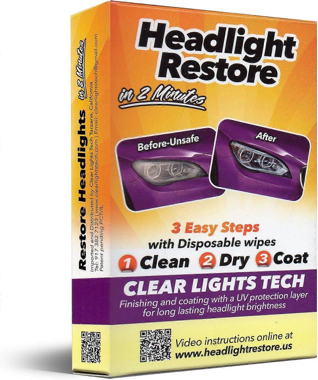 Clear Lights Tech Headlight Arrest Restoration Kit