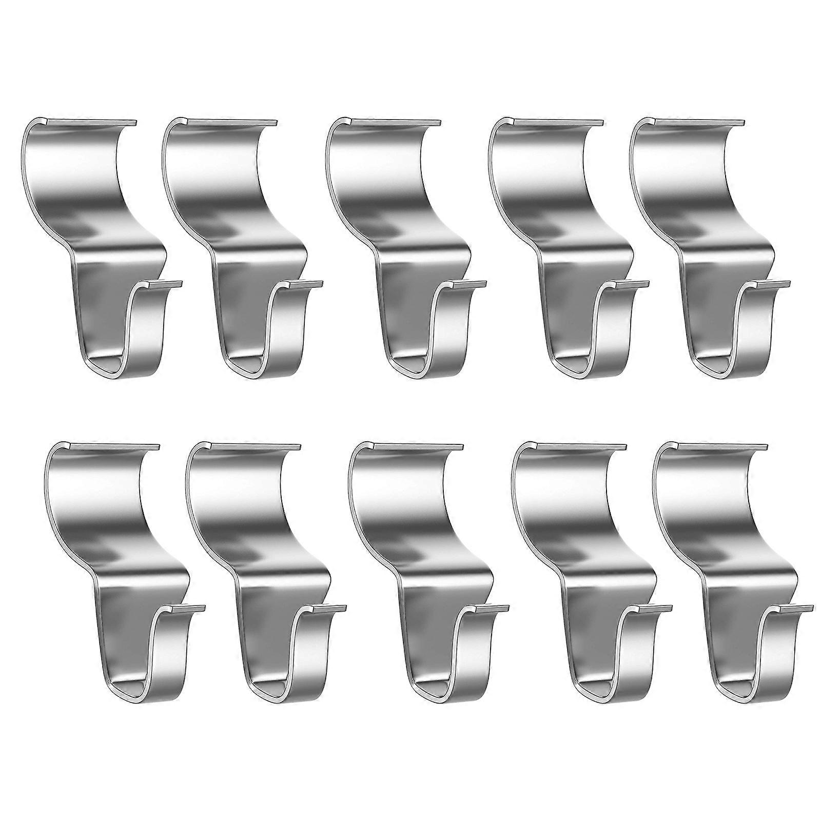 Siding Clip set For easy installs Not Drill needs Rustproof Outdoor Hanging Tool Multipurpose Hook set for Hanging Plant Silver