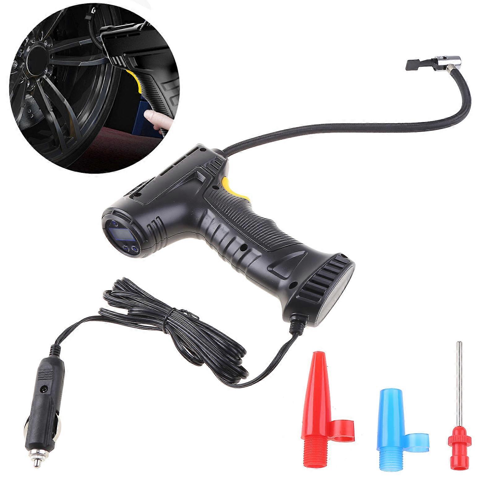 120W Car Air Pump Portable Motorcycle Vehicle Tire Inflator Air Compressor Powered by 2000mAh Lithium-ion Battery