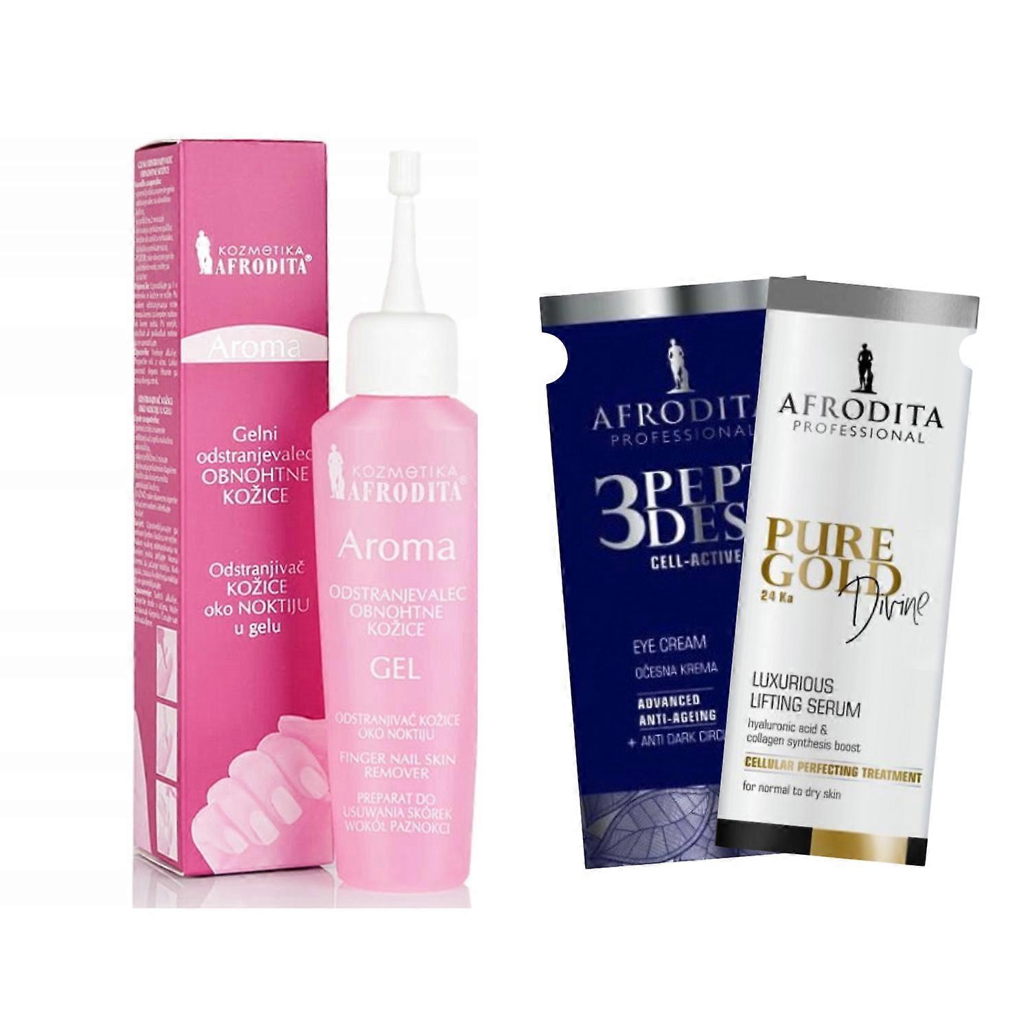 Afrodita Aroma neglebåndsfjernelsesgel + 2 prøver