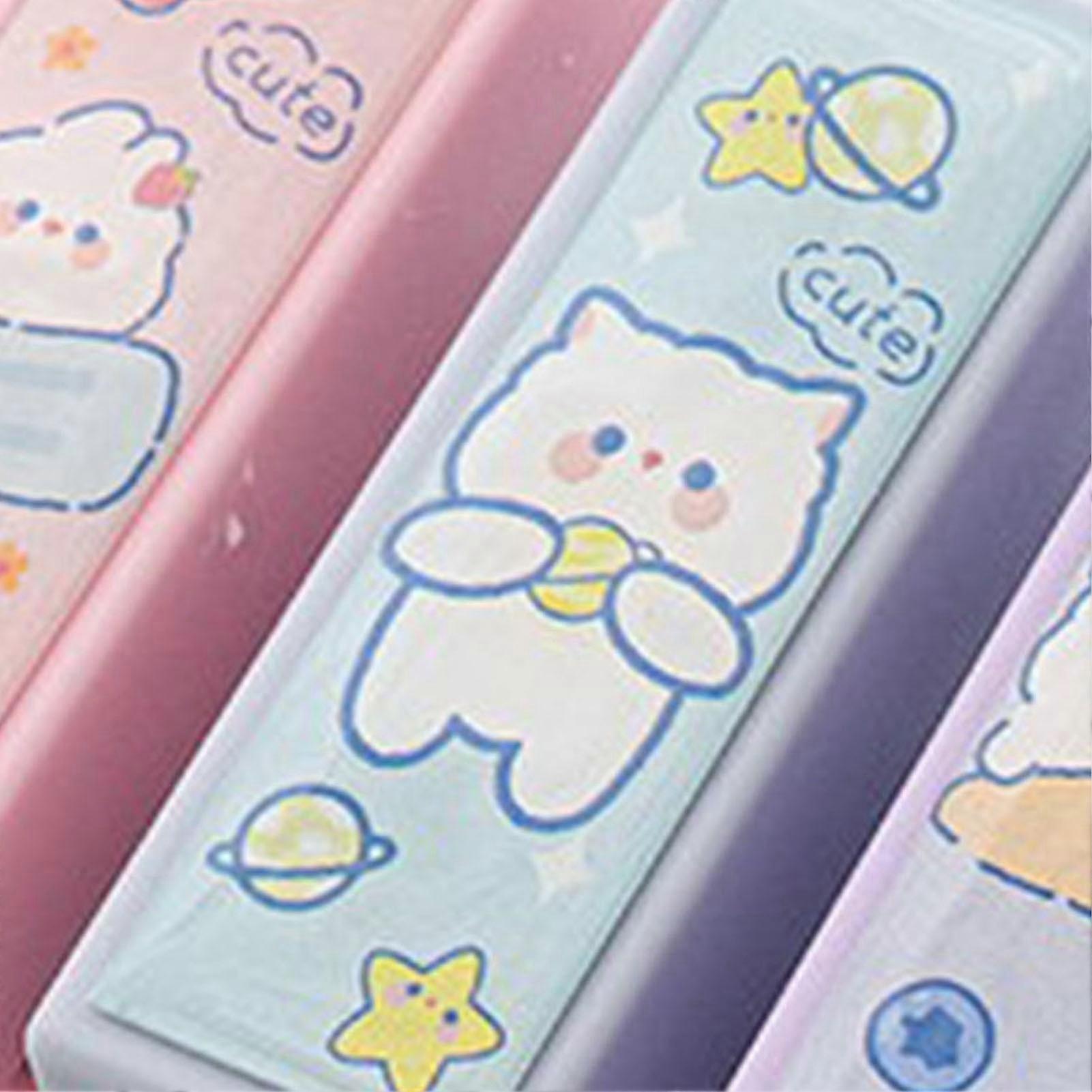 Portable Blue Cartoon Stapler 12/24 Pin, 12mm Binding