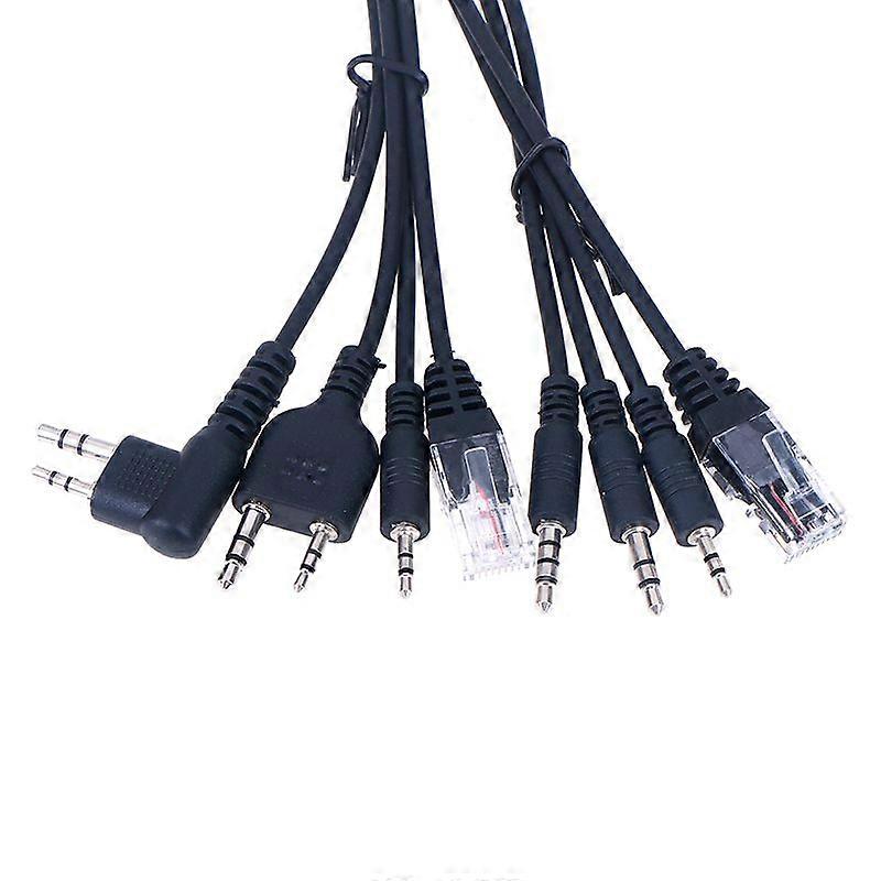 8-in-1 USB Programming Cable for Computer Suitable for Car Radios and Walkie Talkies Practical and Versatile