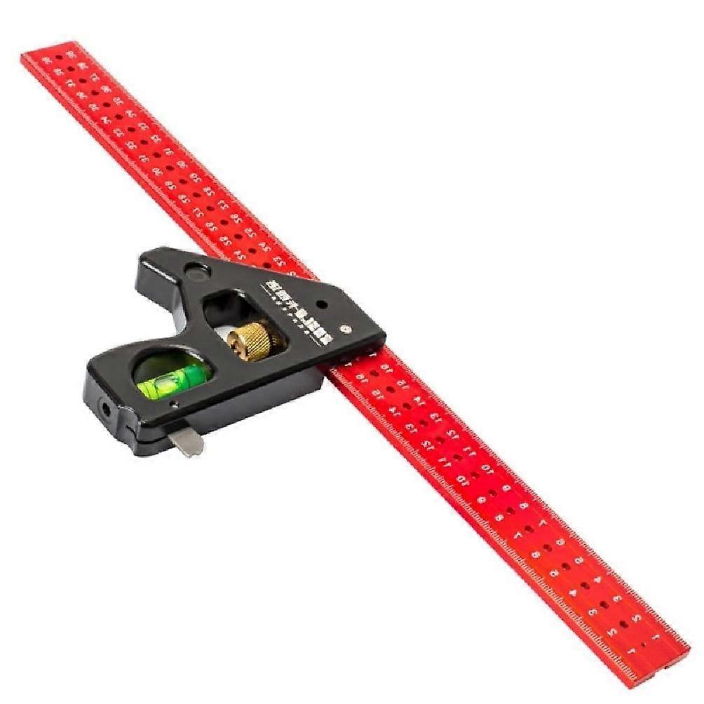 Multifunctional Woodworking Combination Angle Ruler Metal Measuring Tool For Precise 90 Degree And 45 Degree Angles