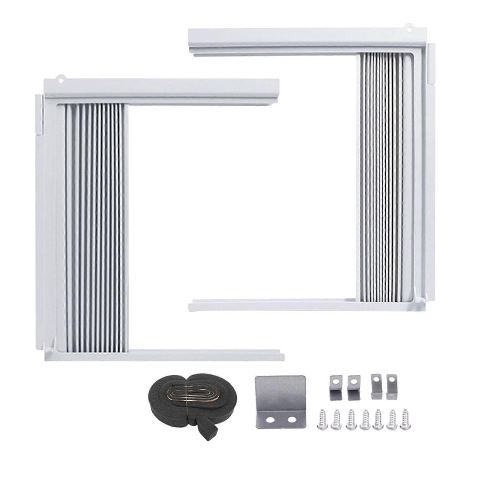 Window Air Conditioner Side Panels Seal Kit, Insulated ABS Panels for Summer/Winter, Two-Piece Vent Kit (Medium Size)