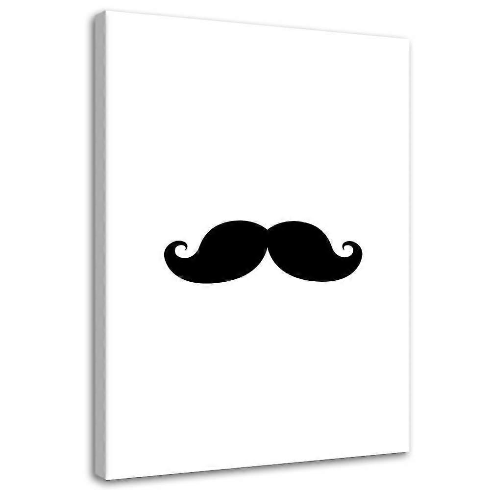 Impression sur toile, Moustache - 80x120