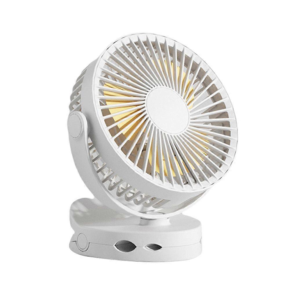 Clip-on Tabletop and Hangable Fan 3 Speed 360 Rotating Fan White