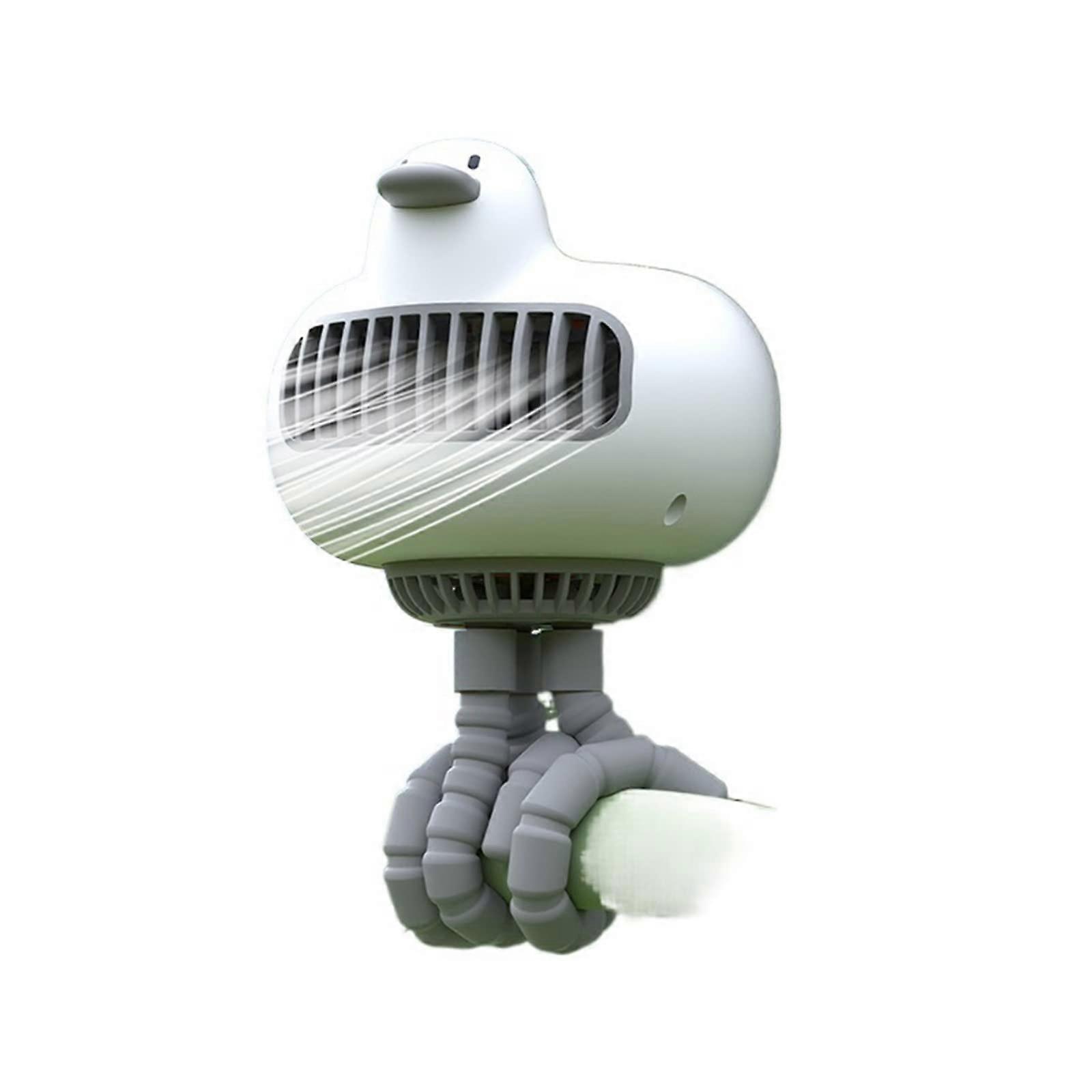 Mini Handheld Fan Stroller Fan Silent Usb Rechargeable Desktop Outdoor Mobile Bladeless