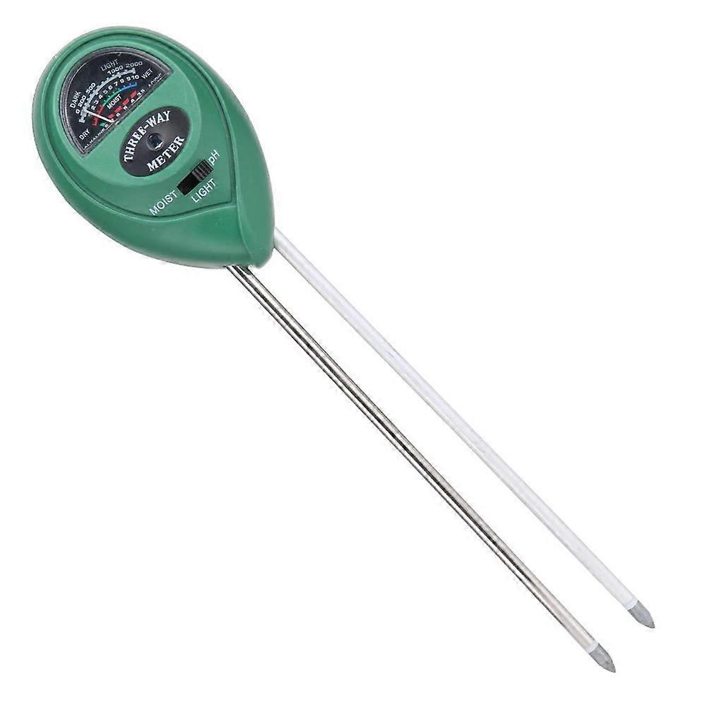 3 in 1 Soil Moisture Sensor Meter, Soil pH meter Water Monitor, Sunlight Sensor for Gardening