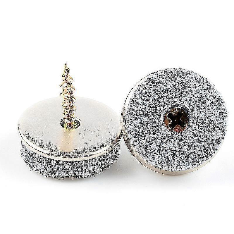24 stk. møbelfiltputer 28 mm diameter filtputer til møbelføtter 5 mm tykke gulvbeskyttere til stolben